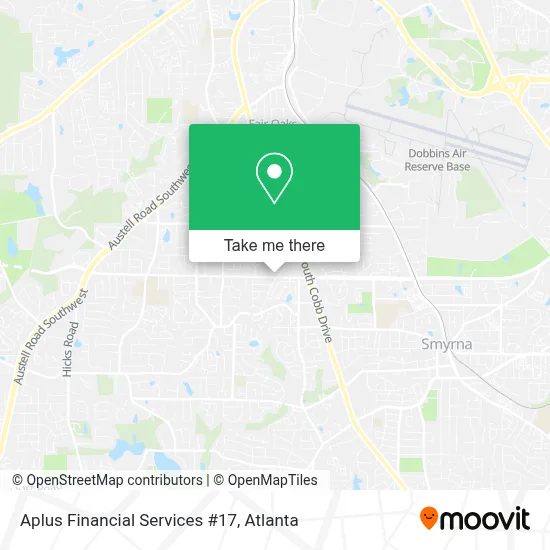 Aplus Financial Services #17 map
