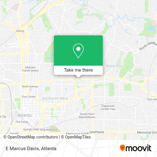 E Marcus Davis map
