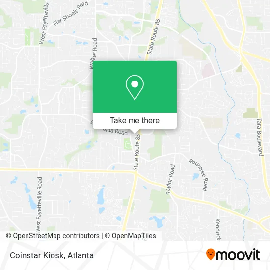 Coinstar Kiosk map