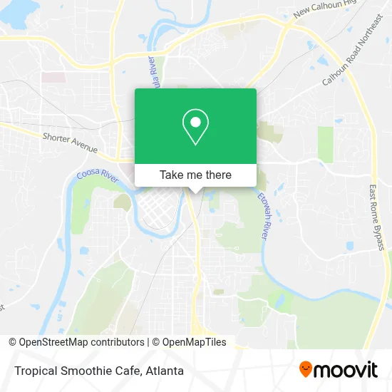 Tropical Smoothie Cafe map