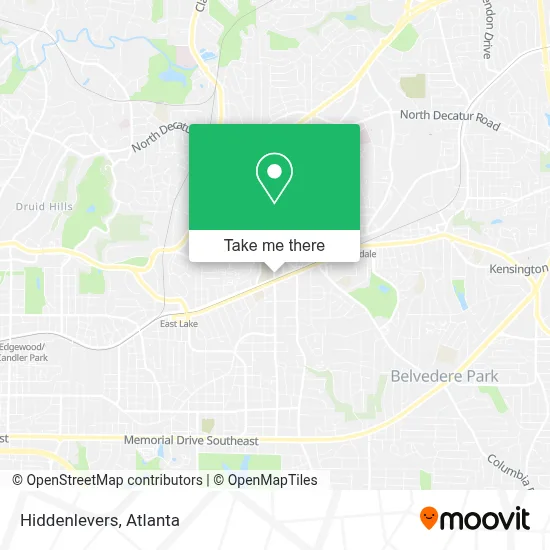 Hiddenlevers map