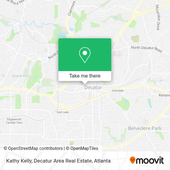 Kathy Kelly, Decatur Area Real Estate map