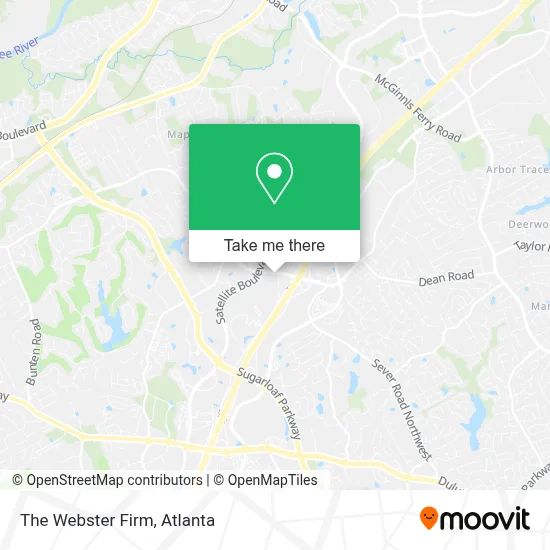 The Webster Firm map