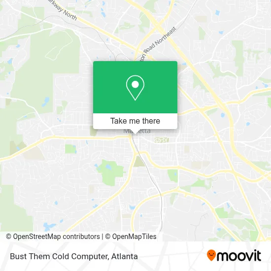 Bust Them Cold Computer map