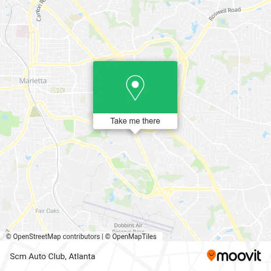 Scm Auto Club map