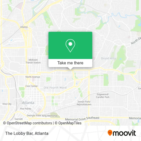 The Lobby Bar map