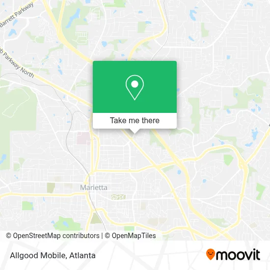 Allgood Mobile map