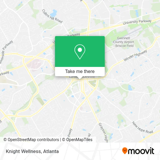 Knight Wellness map