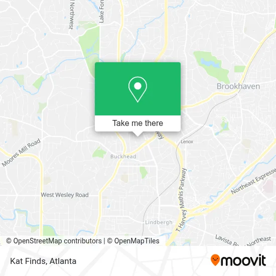 Kat Finds map