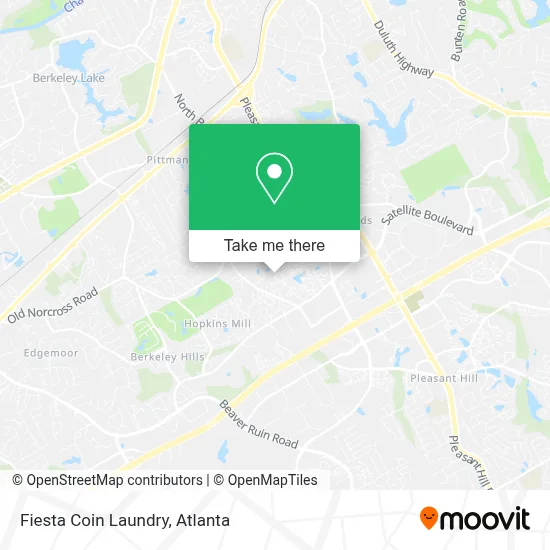 Fiesta Coin Laundry map