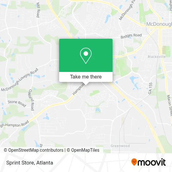 Sprint Store map