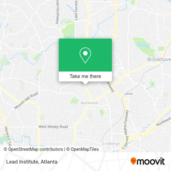 Lead Institute map