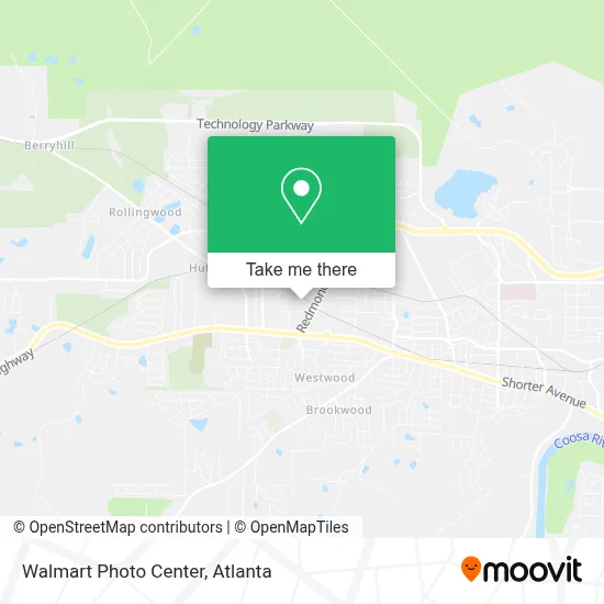 Walmart Photo Center map