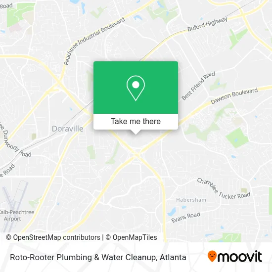 Roto-Rooter Plumbing & Water Cleanup map