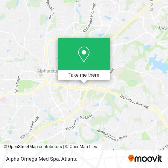 Alpha Omega Med Spa map