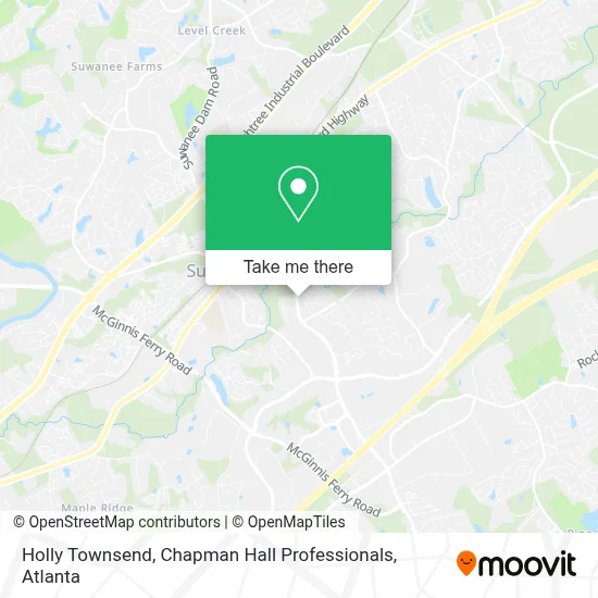 Holly Townsend, Chapman Hall Professionals map