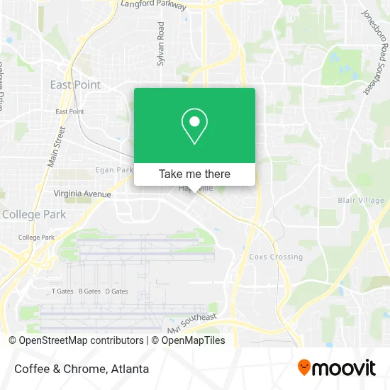 Coffee & Chrome map