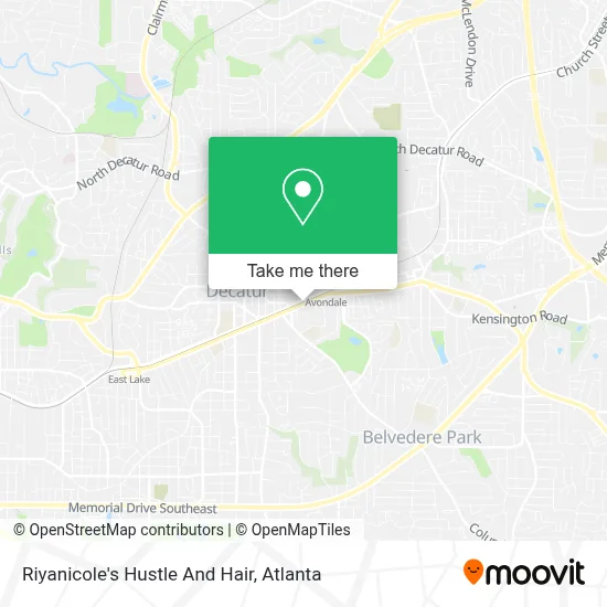Riyanicole's Hustle And Hair map