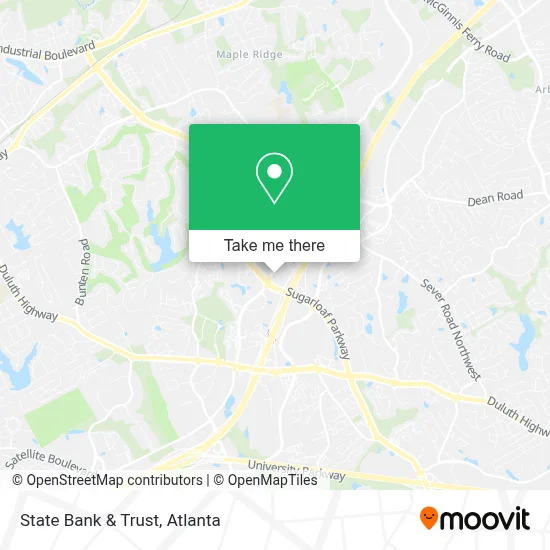 State Bank & Trust map