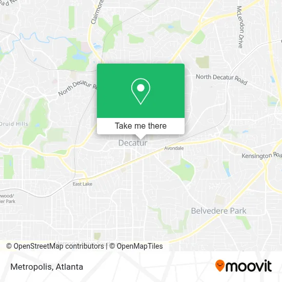 Metropolis map