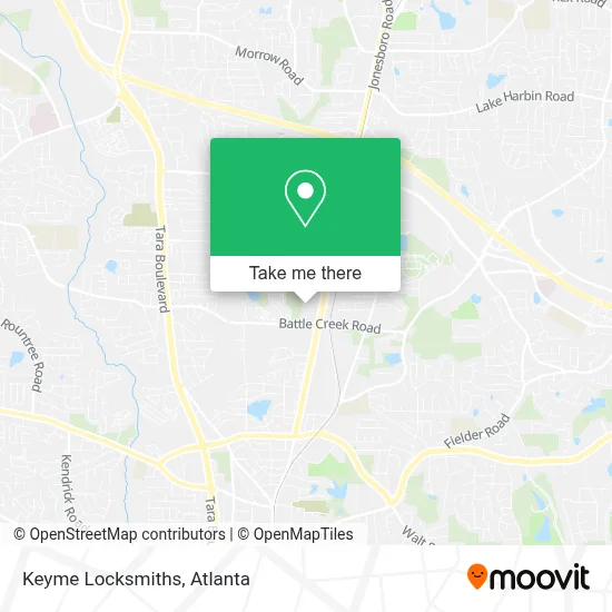 Keyme Locksmiths map