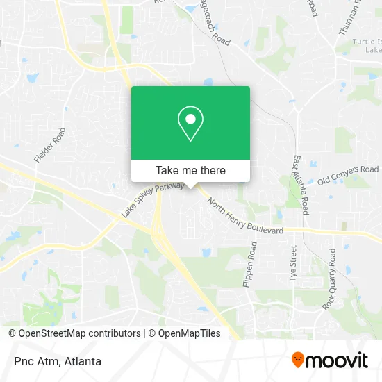 Pnc Atm map