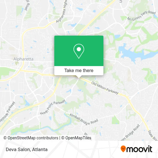 Deva Salon map