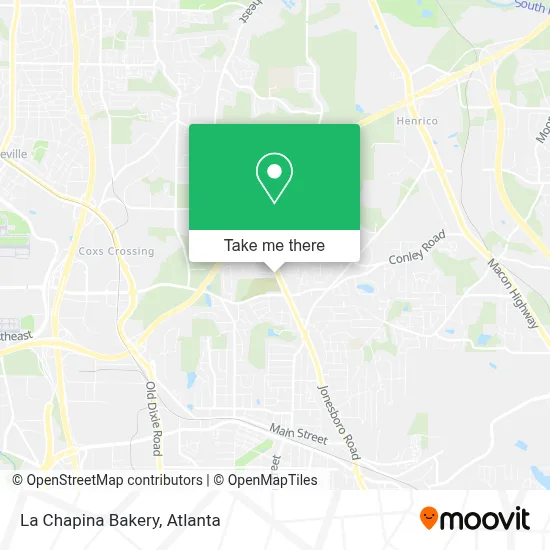 La Chapina Bakery map