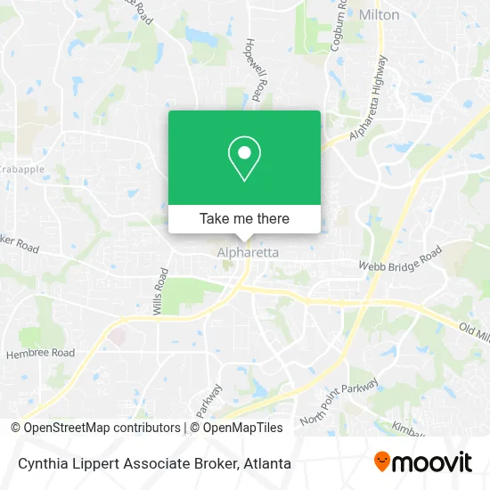 Cynthia Lippert Associate Broker map
