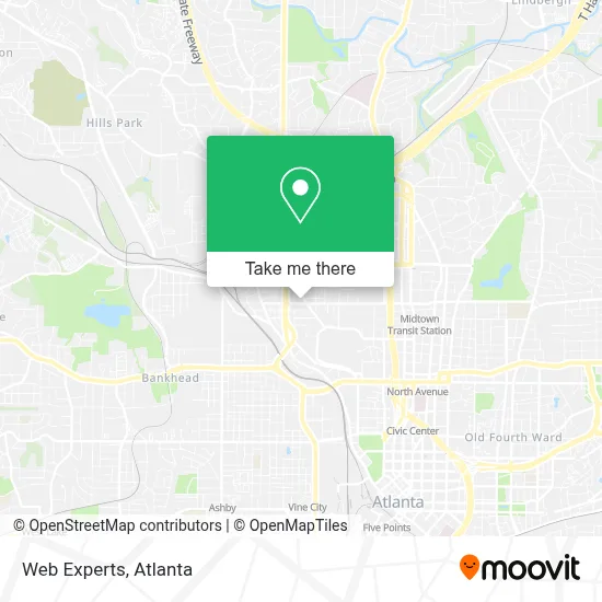Web Experts map