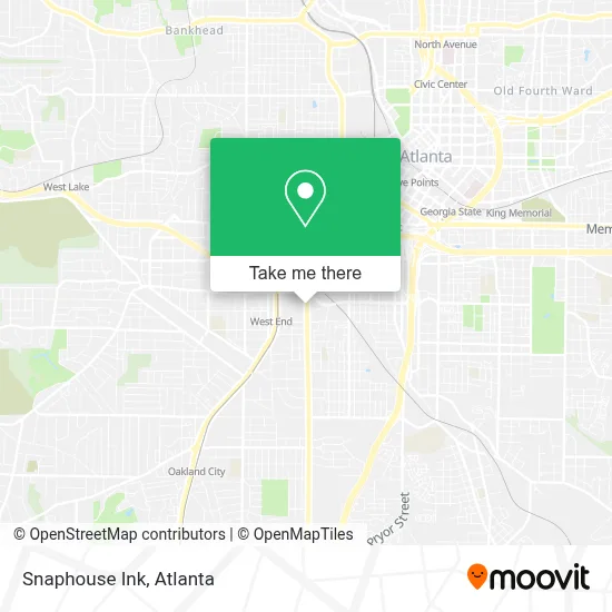 Snaphouse Ink map