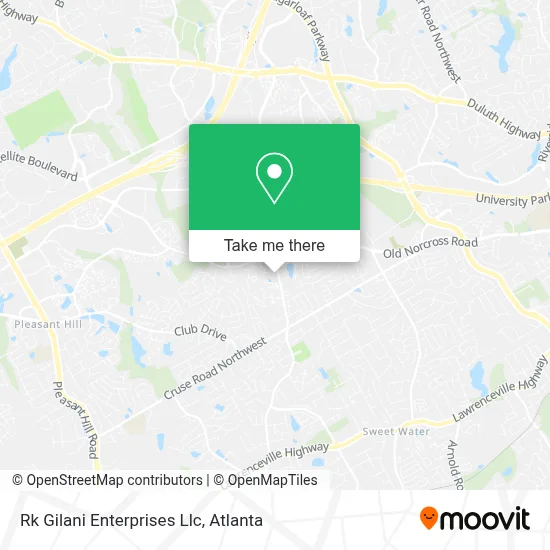 Rk Gilani Enterprises Llc map