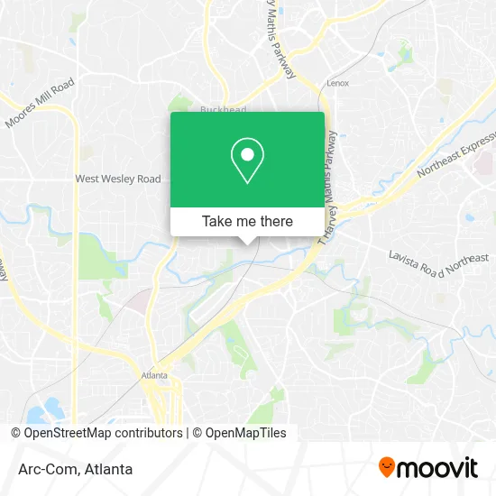 Arc-Com map