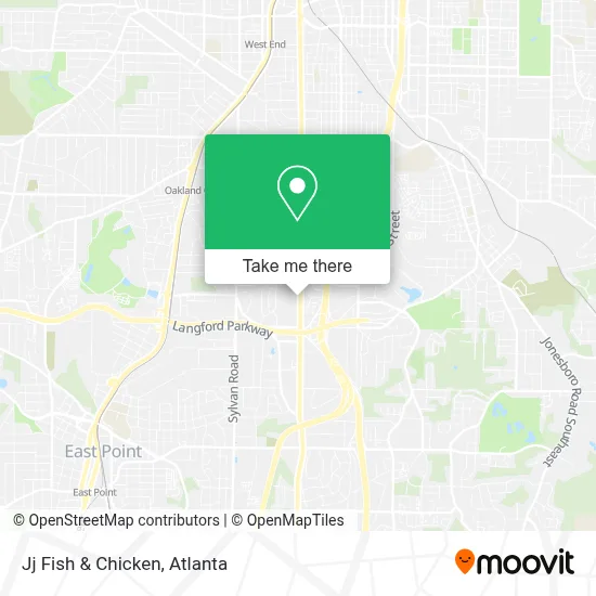 Jj Fish & Chicken map