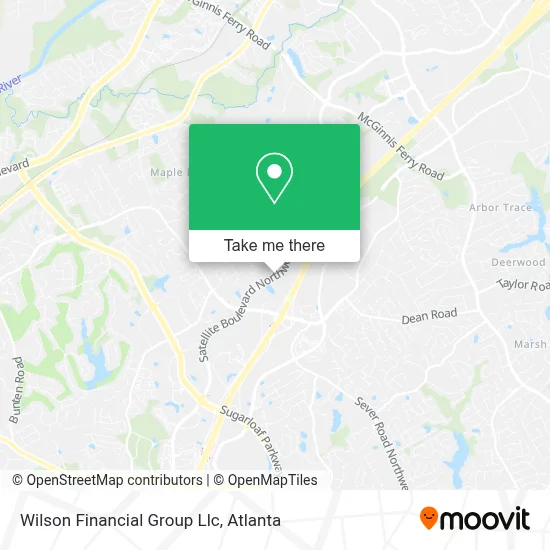 Wilson Financial Group Llc map