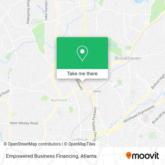 Empowered Business Financing map