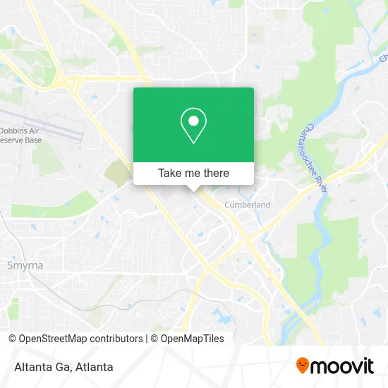 Altanta Ga map