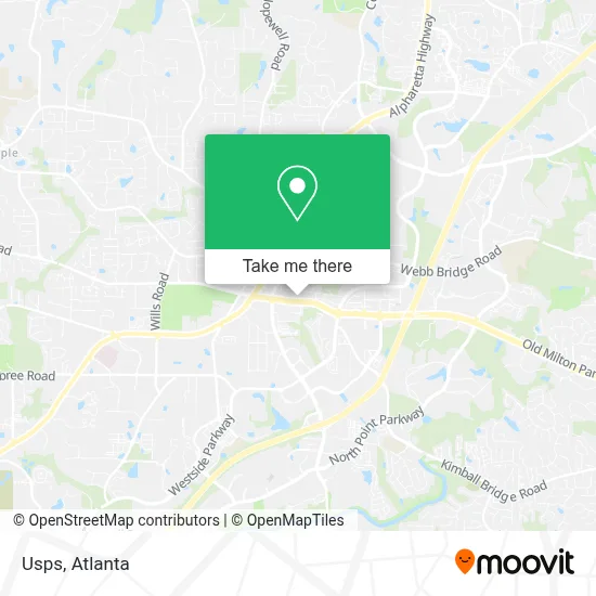 Usps map