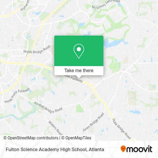 Fulton Science Academy High School map