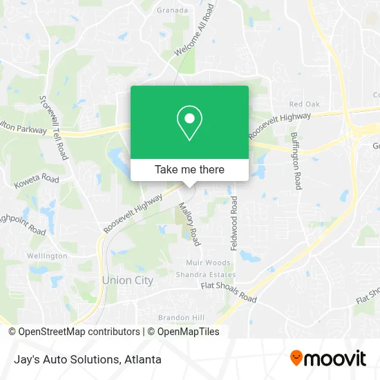 Jay's Auto Solutions map