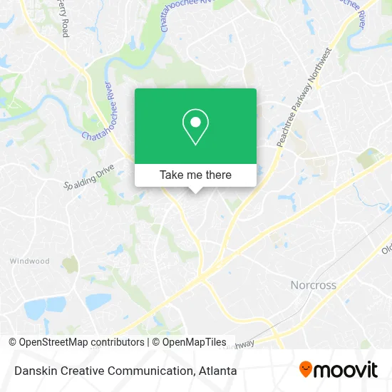 Danskin Creative Communication map