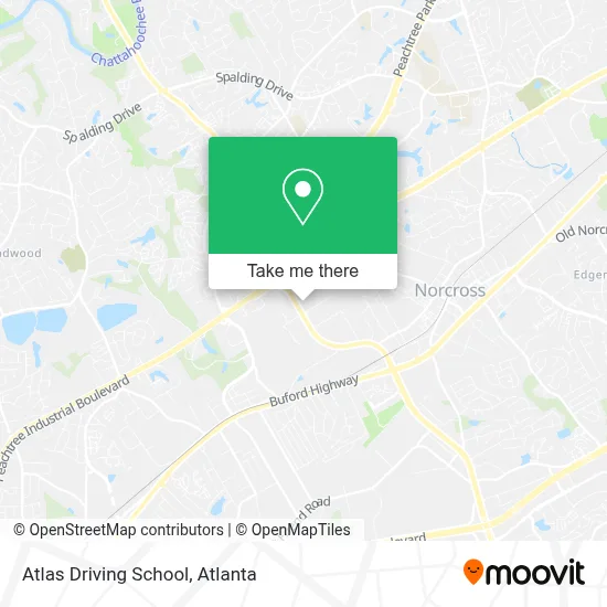 Atlas Driving School map