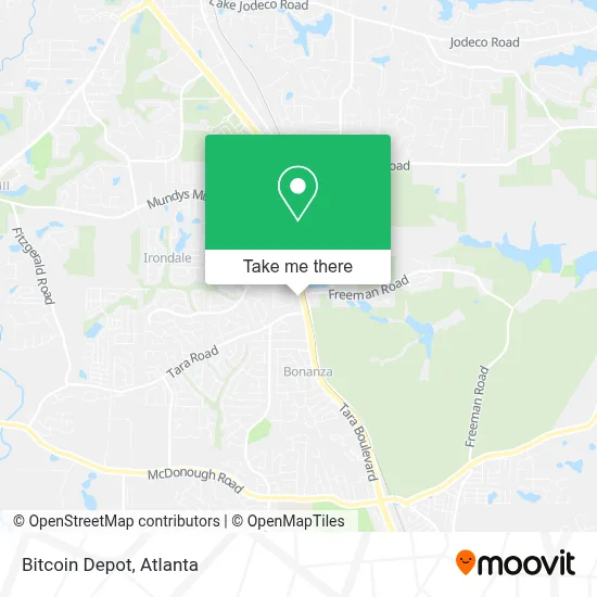 Bitcoin Depot map