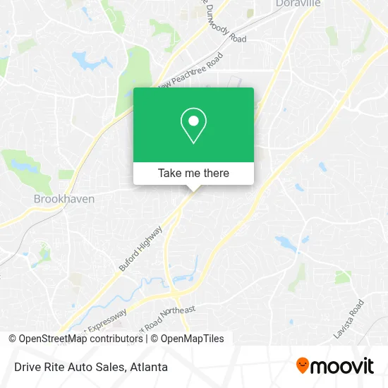 Drive Rite Auto Sales map