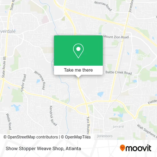 Show Stopper Weave Shop map