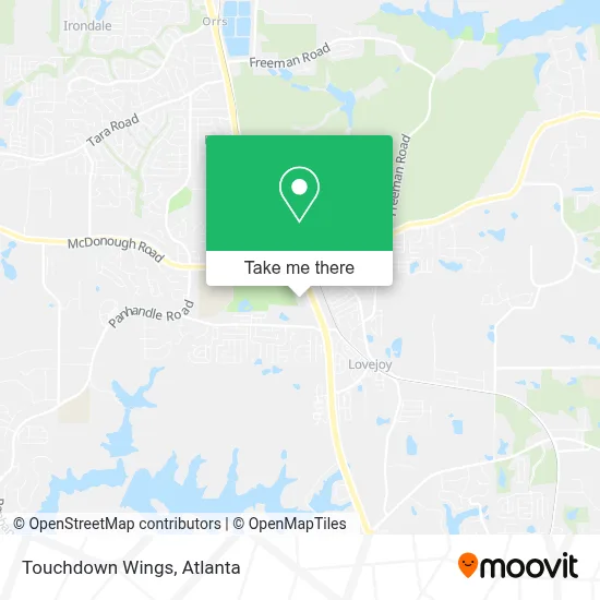 Touchdown Wings map