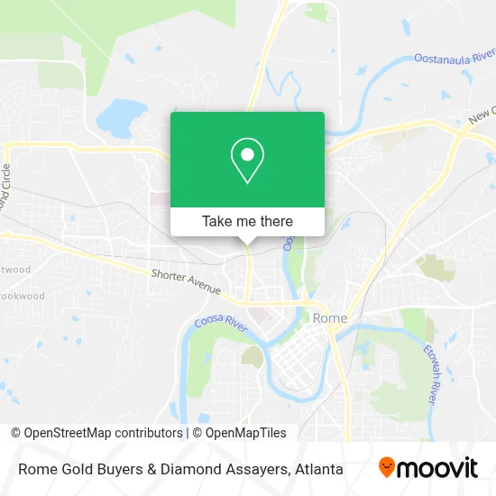 Rome Gold Buyers & Diamond Assayers map