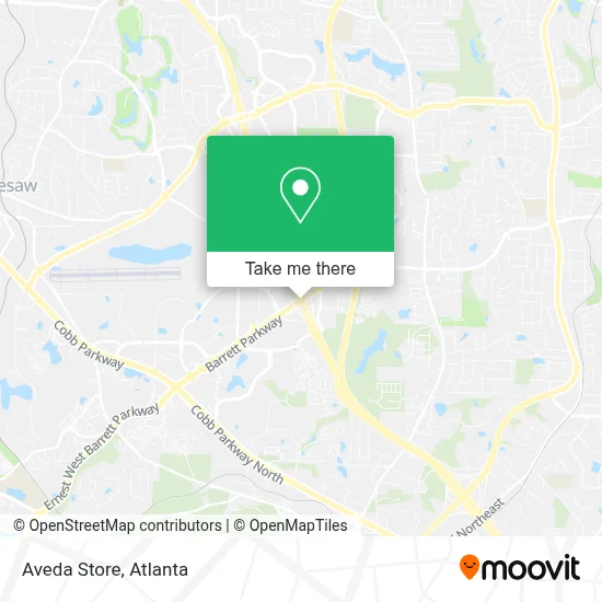 Aveda Store map