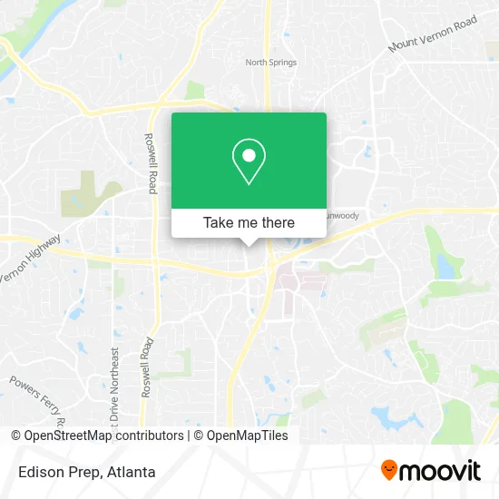 Edison Prep map