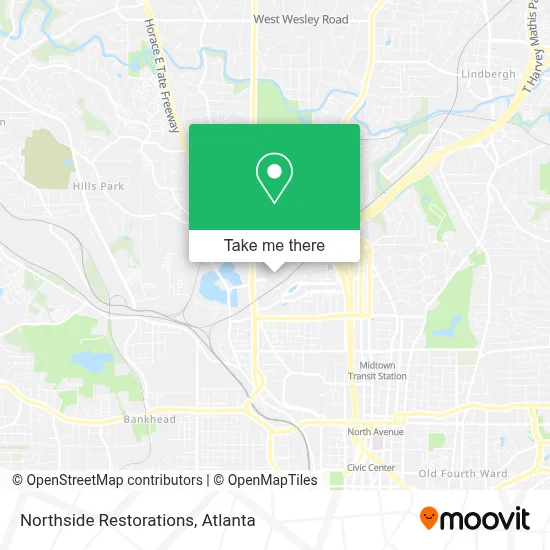 Northside Restorations map